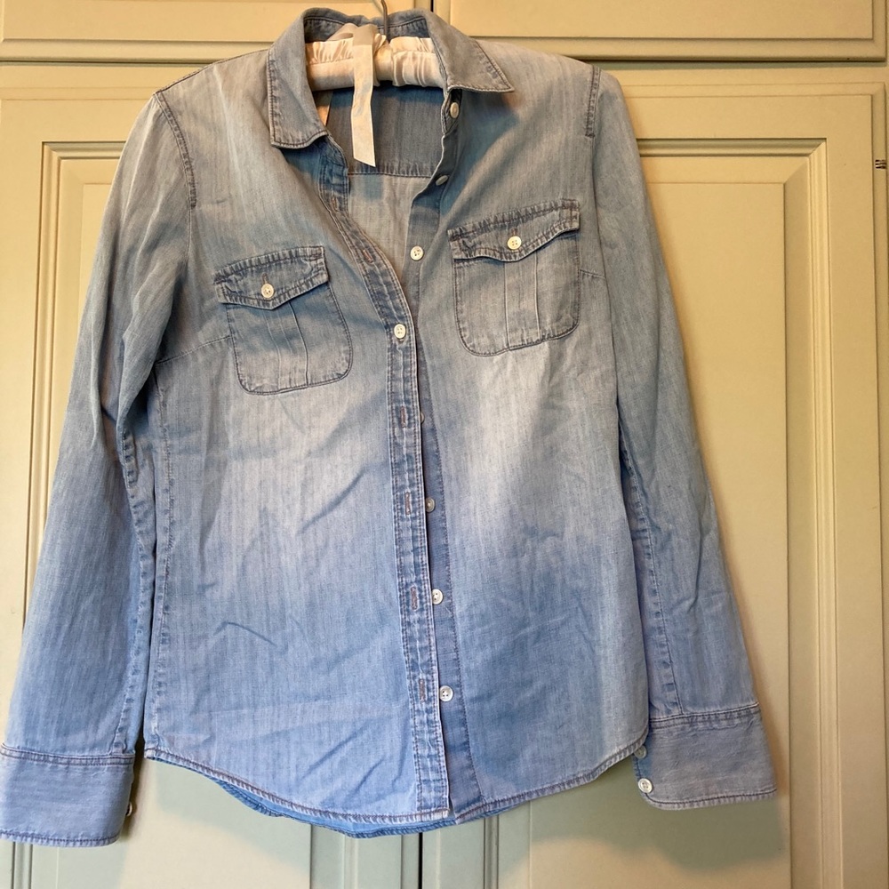 J crew women’s jean button down